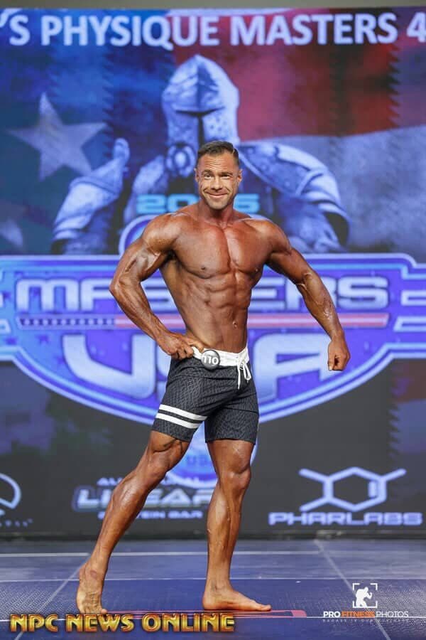 Coleman Moore competing in Men's Physique
